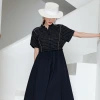 Jimmy Seio Fashion Dress 2021 New Korean version mid-length A-line dress, waisted and slimming, French high-end Specification image